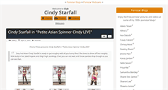 Desktop Screenshot of clubcindystarfall.com