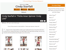 Tablet Screenshot of clubcindystarfall.com